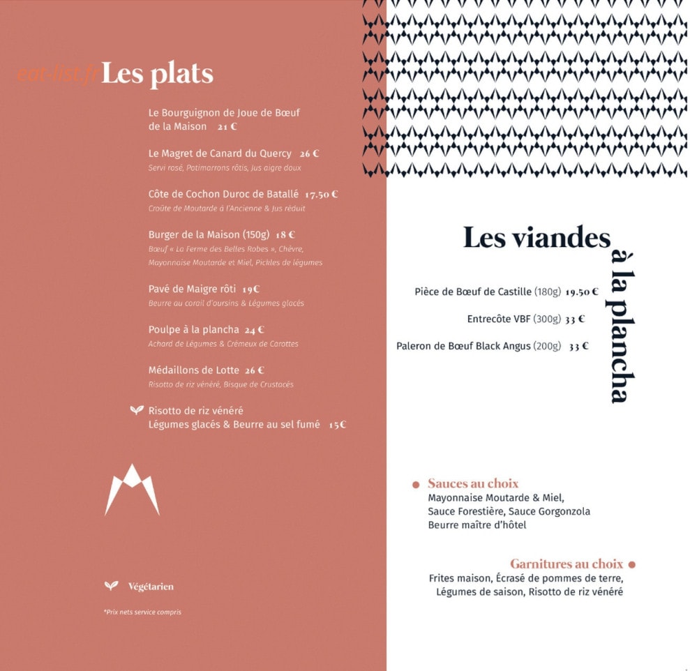 La Maison — carte page 2
