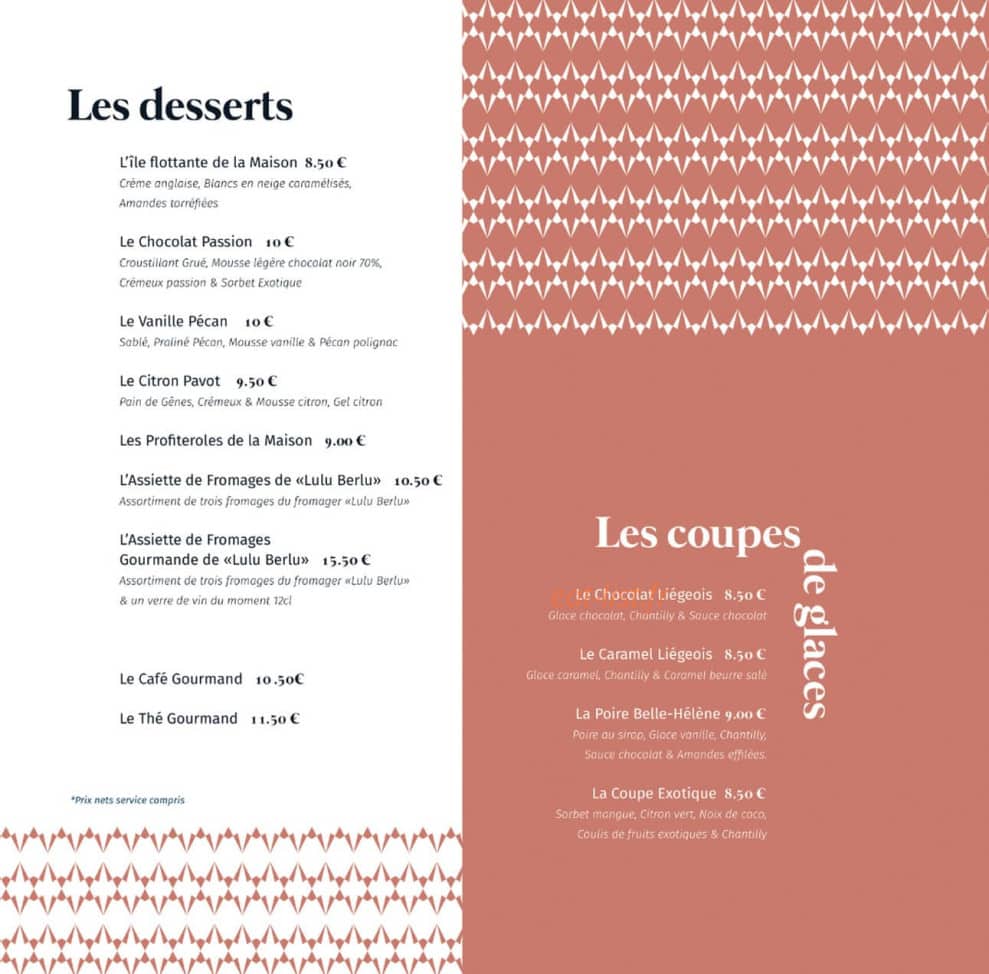 La Maison — carte page 3