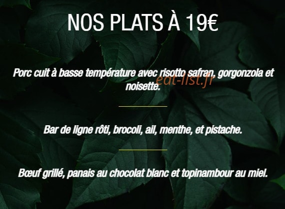 La Passerelle — carte page 2
