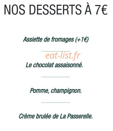 La Passerelle — carte page 3