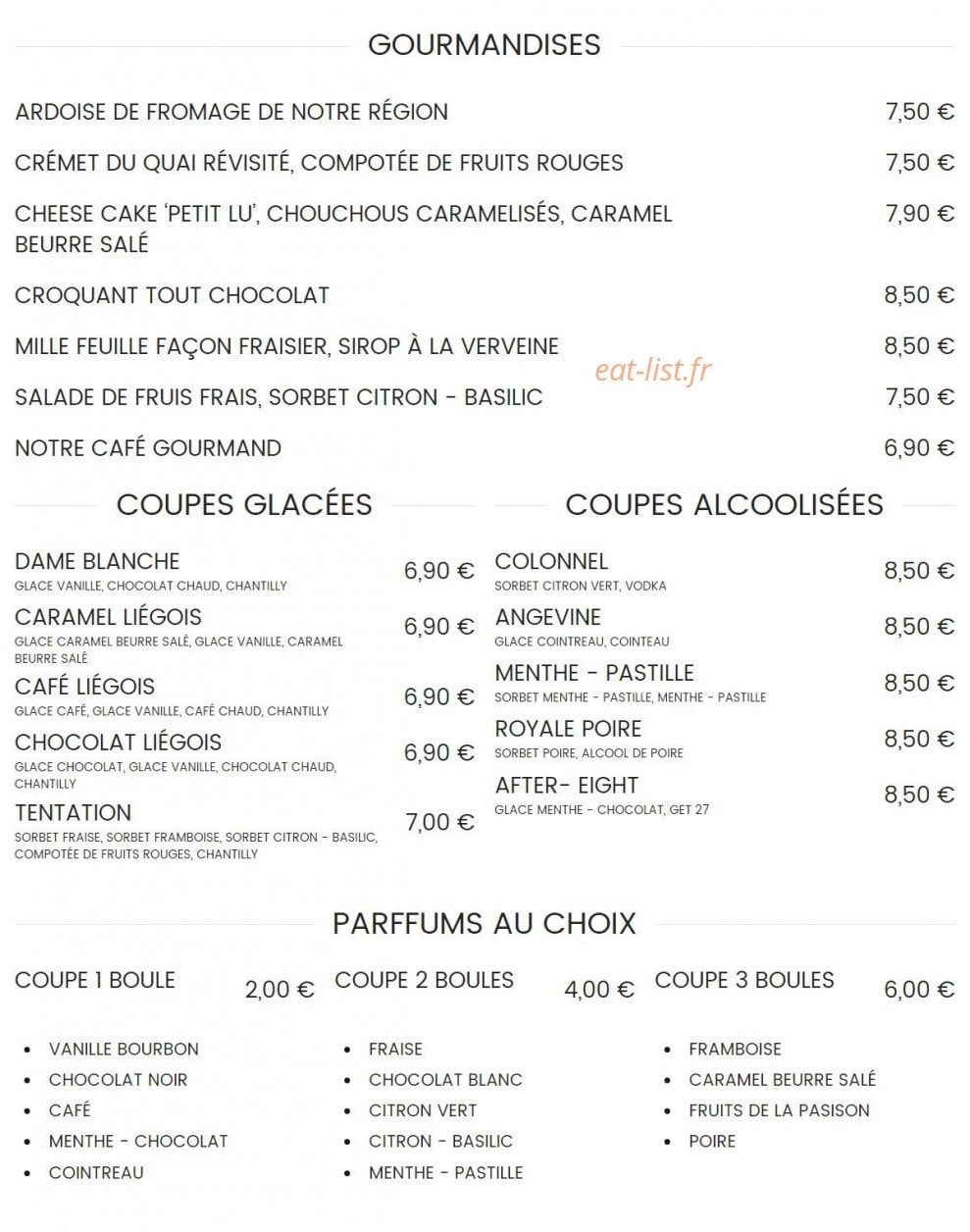 La Réserve — carte page 4