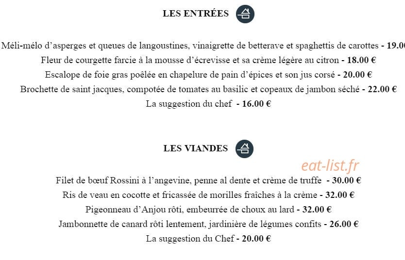 La Salamandre — carte page 1