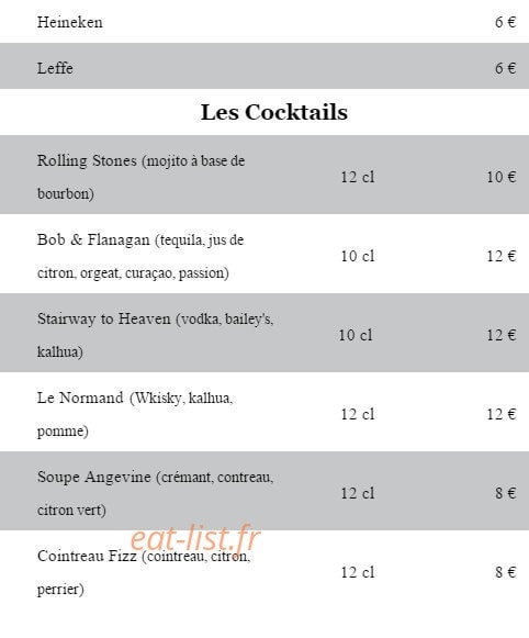 La Salamandre — carte page 15