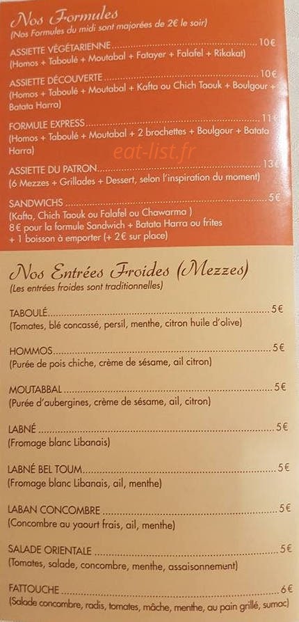 Le Comptoir Phenicien — carte page 4