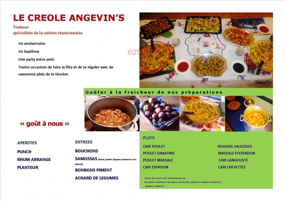 Le créole angevin's — carte page 2