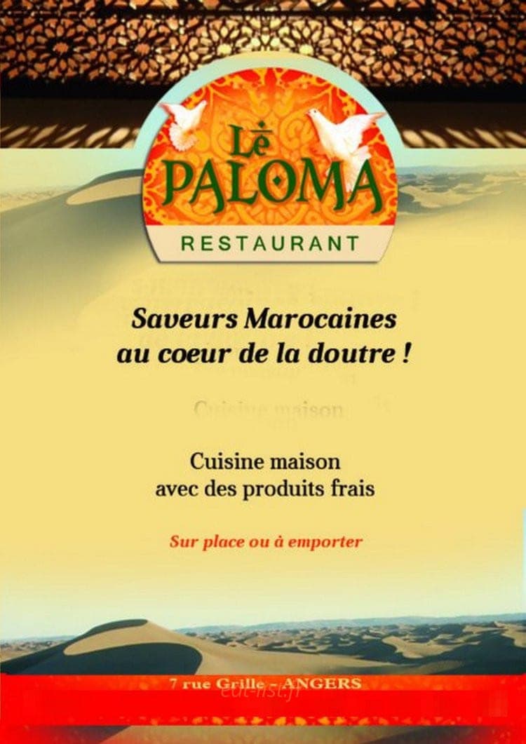 Le Paloma — carte page 1