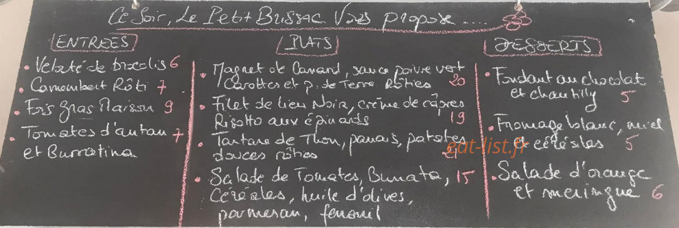 Le Petit brissac — carte page 1