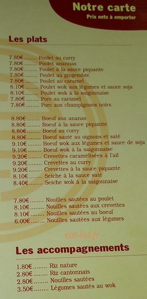 Le Saigon — carte page 4