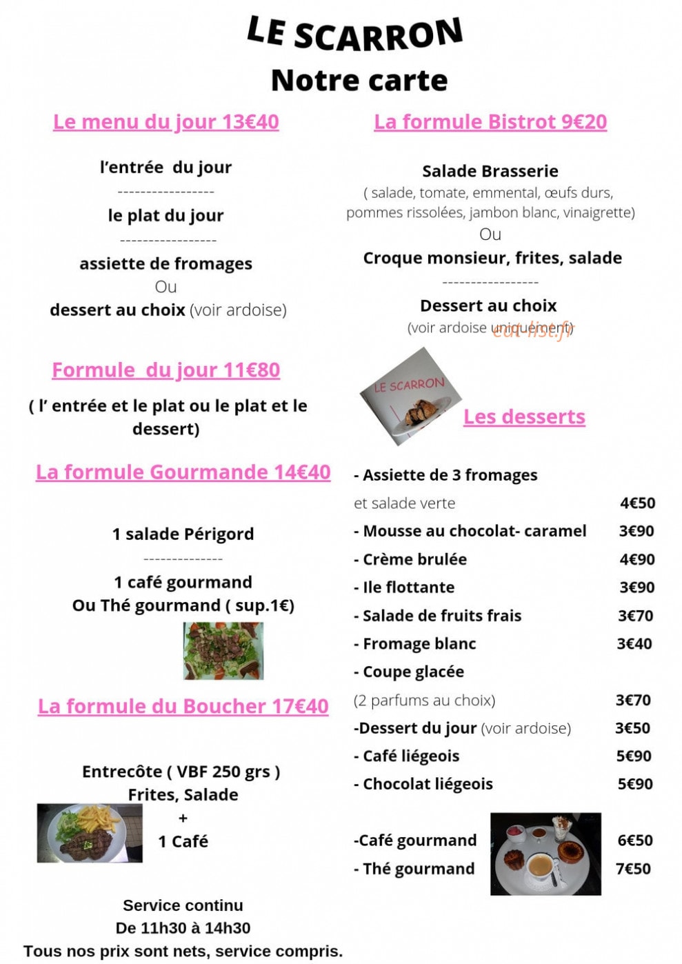Le Scarron — carte page 1