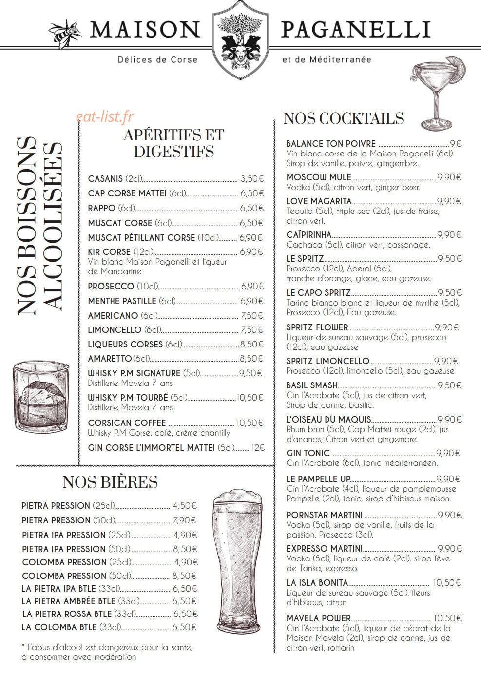 Maison Paganelli — carte page 5