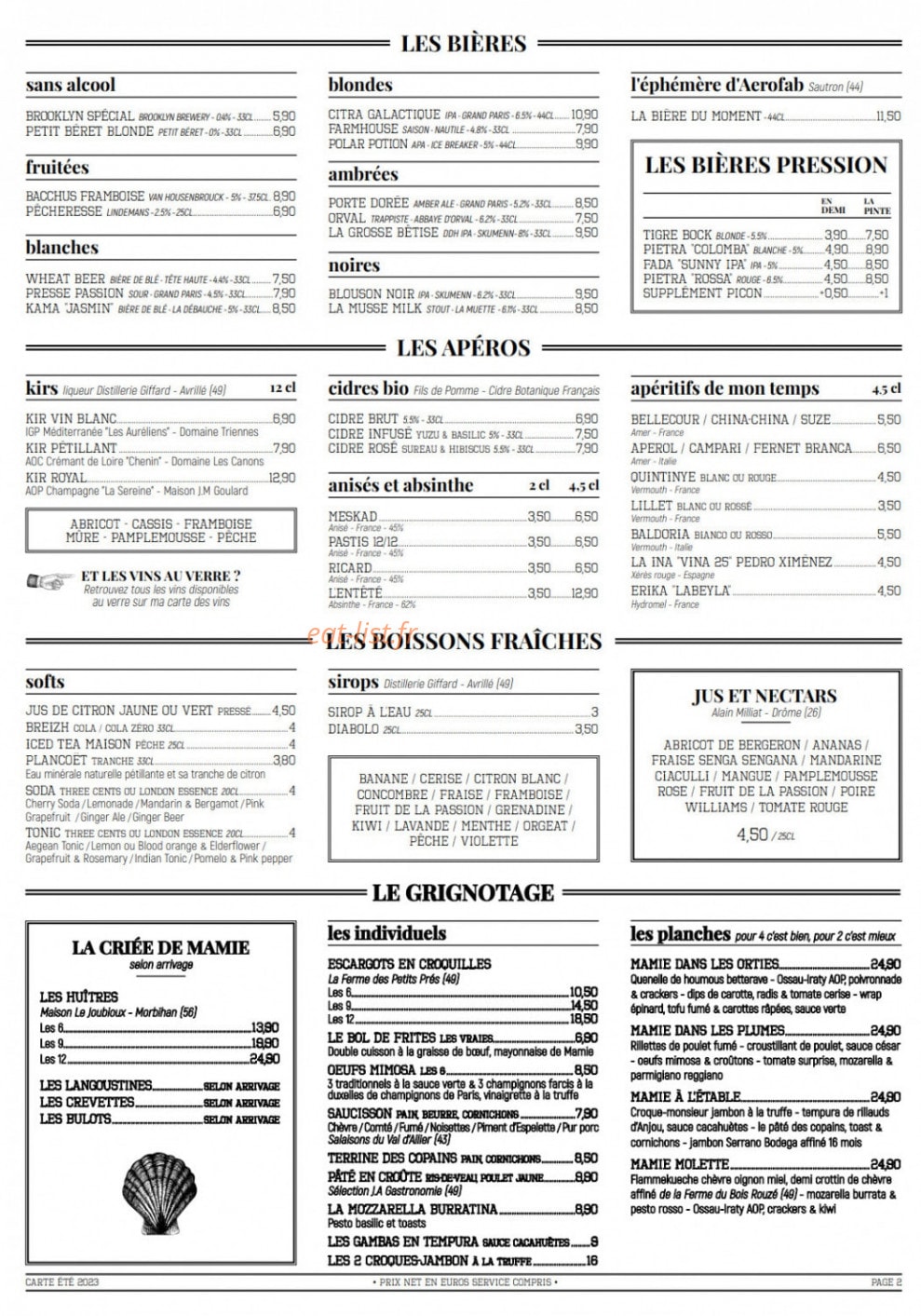 Mamie Fada — carte page 4