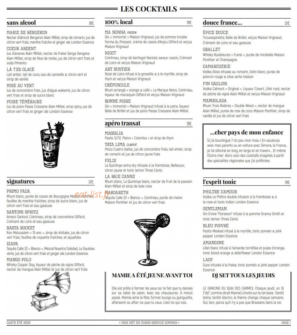 Mamie Fada — carte page 3