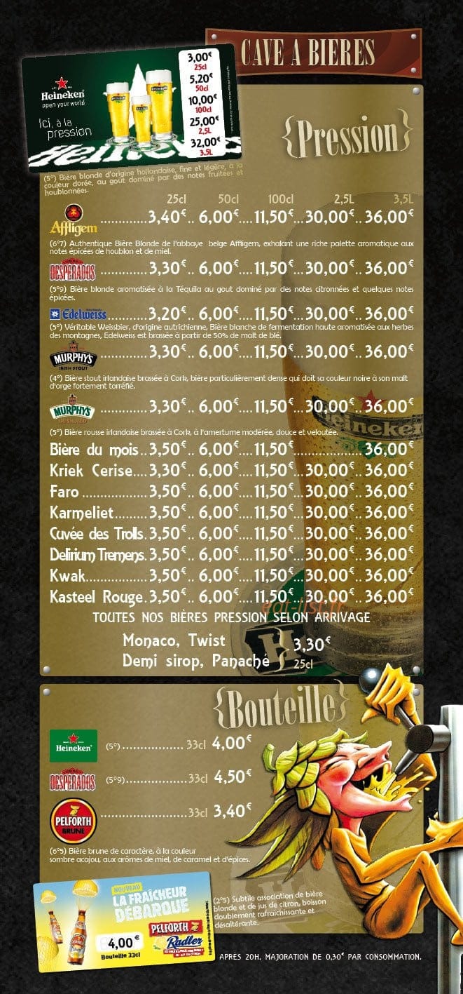 Matt Murphy's — carte page 3