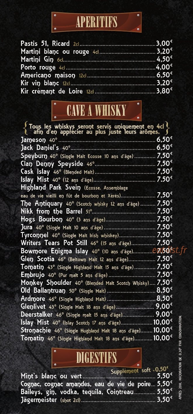 Matt Murphy's — carte page 2