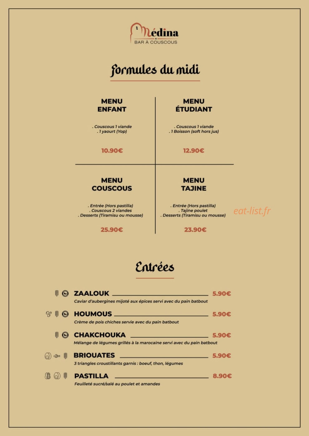 Medina — carte page 1