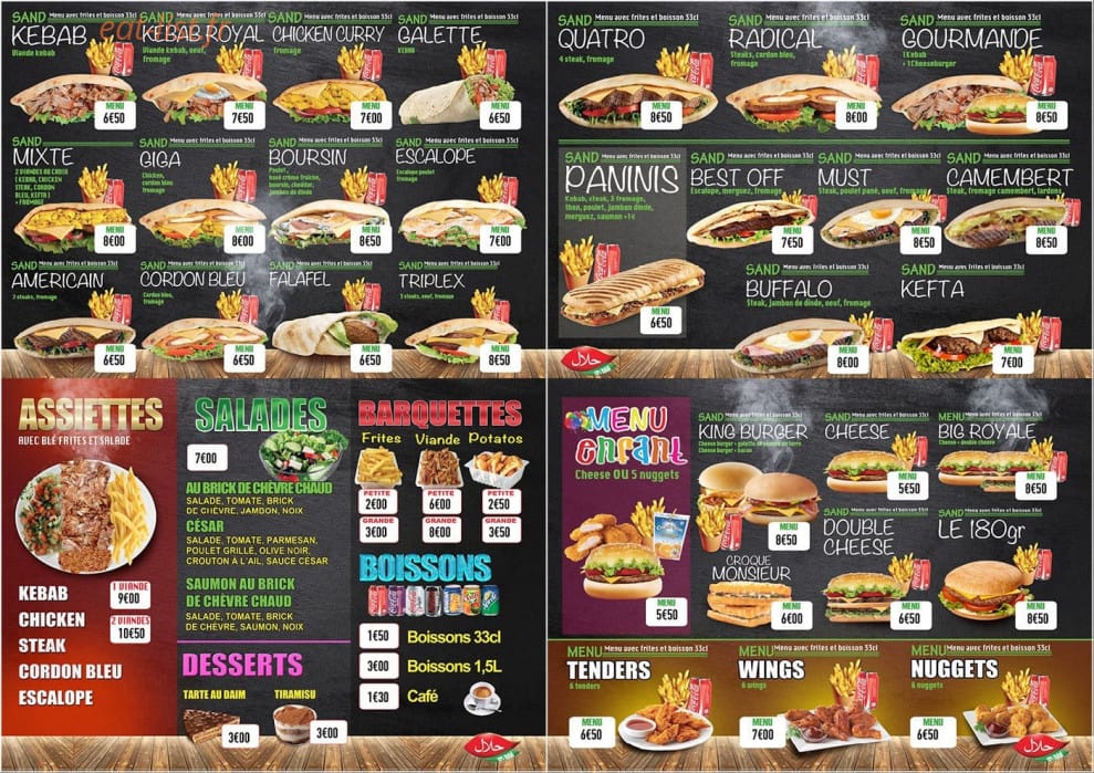 MK'S — carte page 2