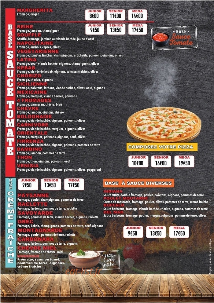 MK'S — carte page 1