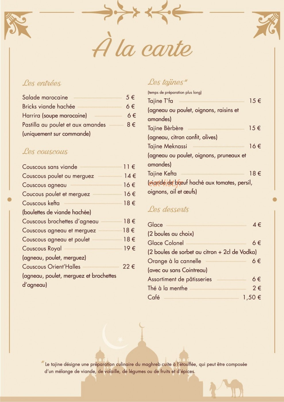 Orient'halles — carte page 1