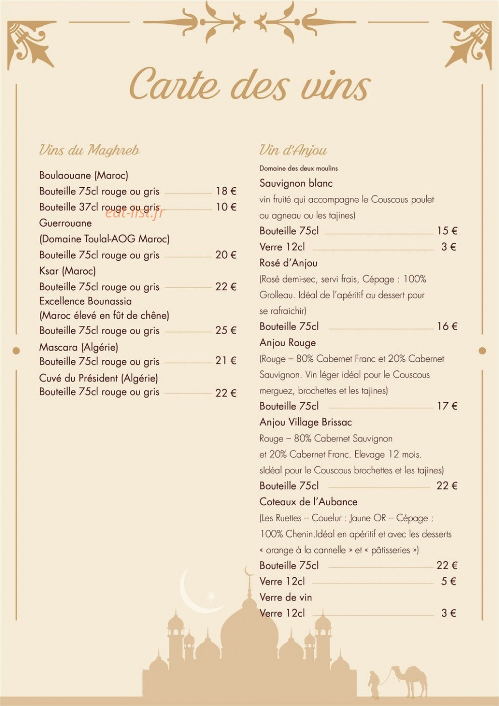 Orient'halles — carte page 4