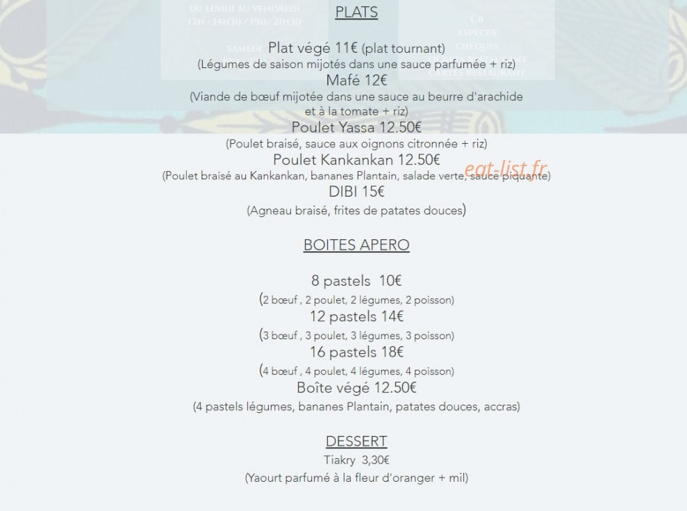 Pastels, Wax et Cie — carte page 1