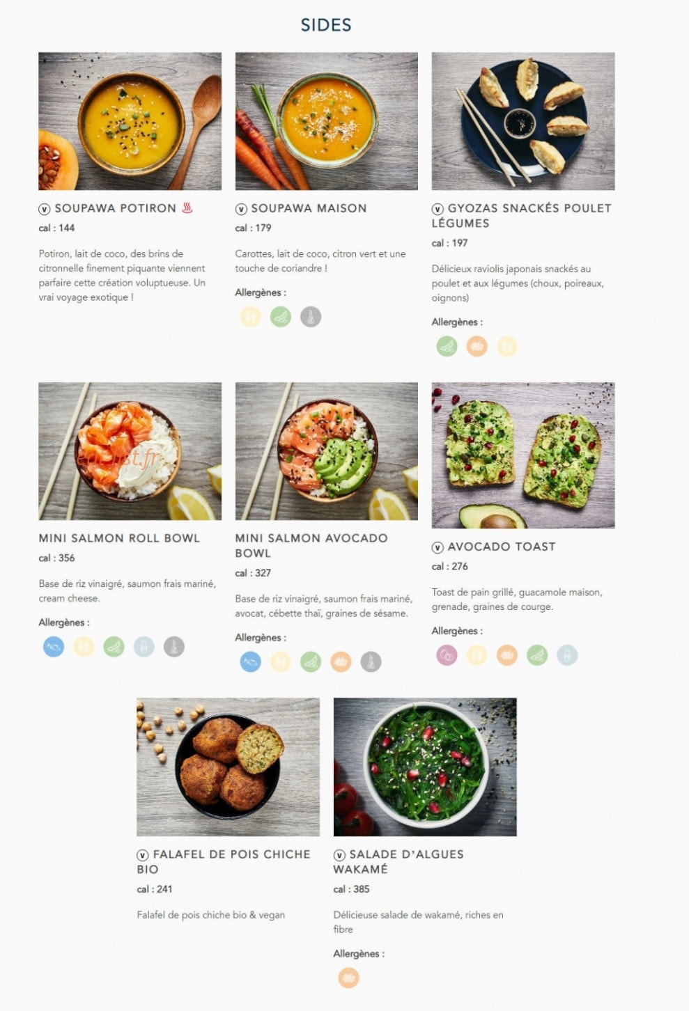 Pokawa — carte page 2