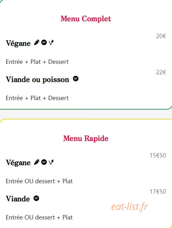 Potiron&Ciboulette — carte page 2