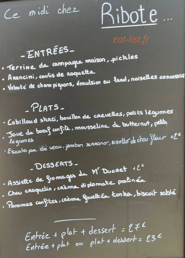 Ribote — carte page 1