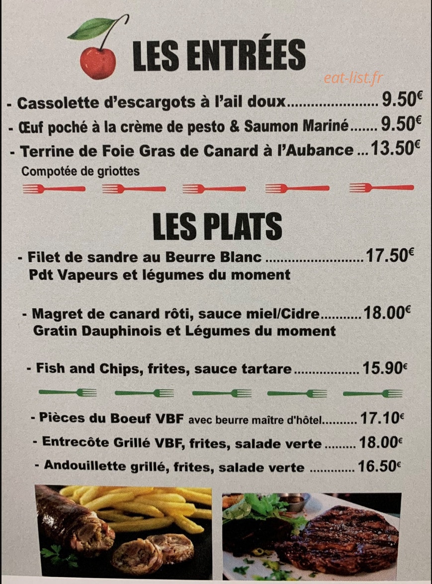Rouge Cerise — carte page 1