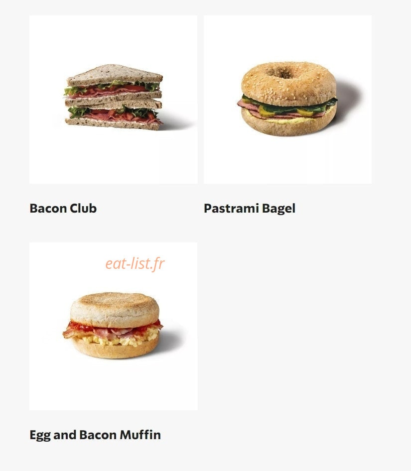 Starbucks Coffee — carte page 9