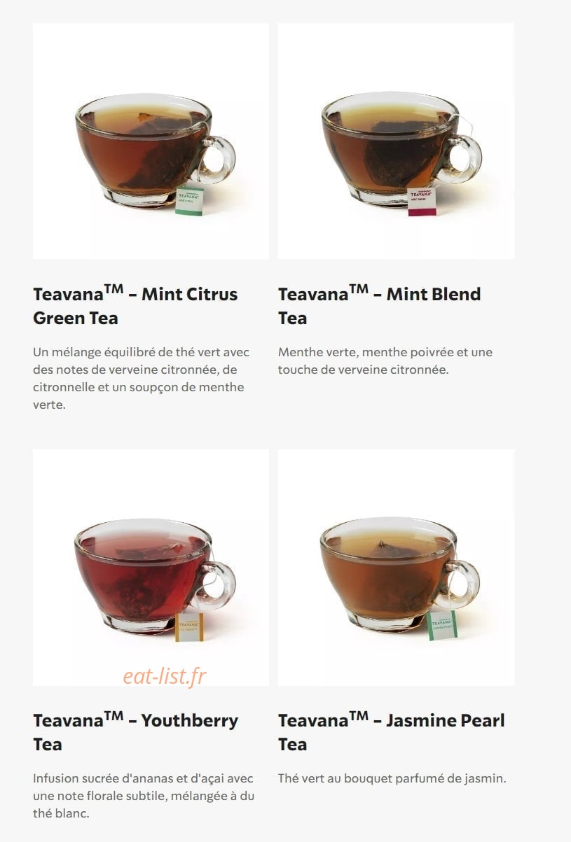 Starbucks Coffee — carte page 30