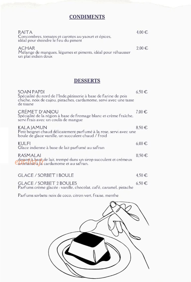 Taj Tandoor — carte page 6