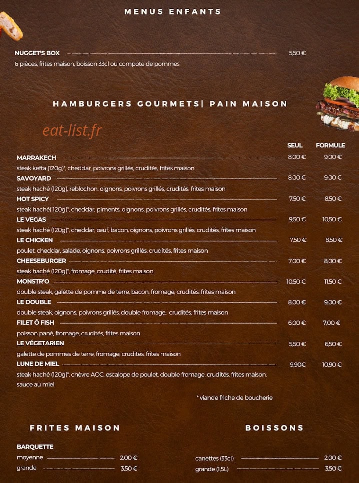 Time's Pizza — carte page 5