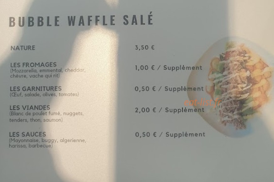 Waffle café — carte page 4