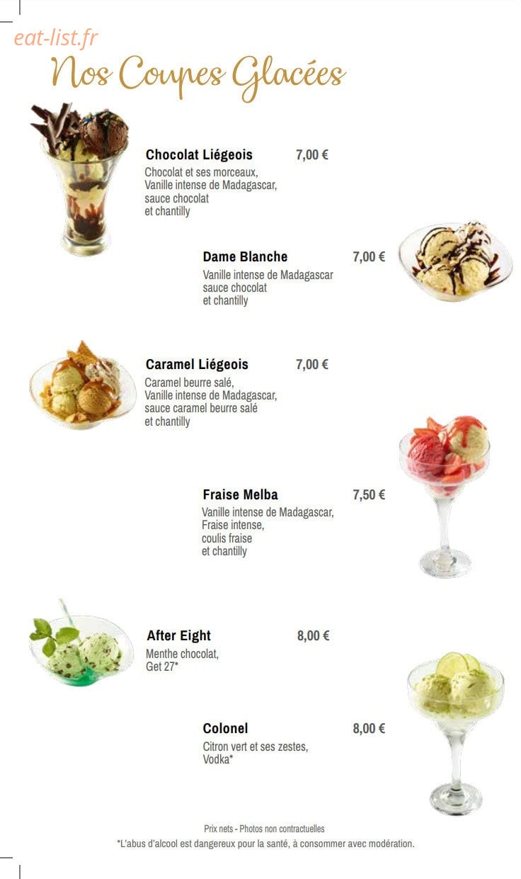 Le bistrot de l’industrie — carte page 7