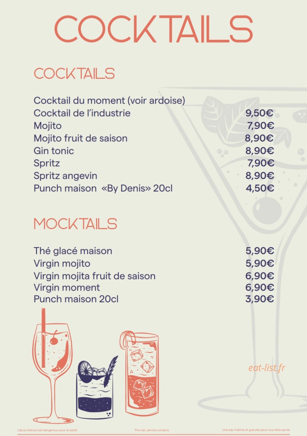 Le bistrot de l’industrie — carte page 5