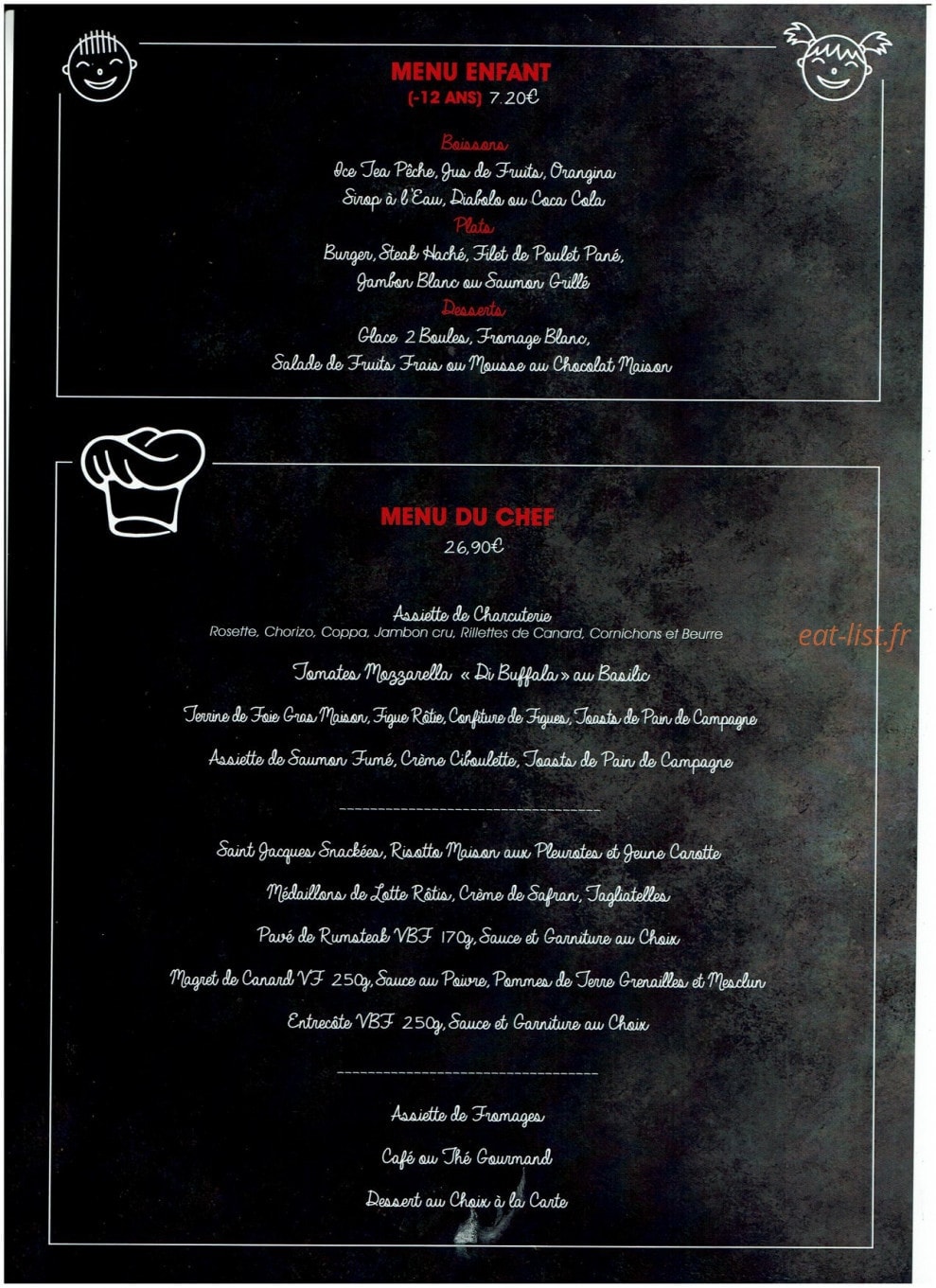 Atoll Café — carte page 8