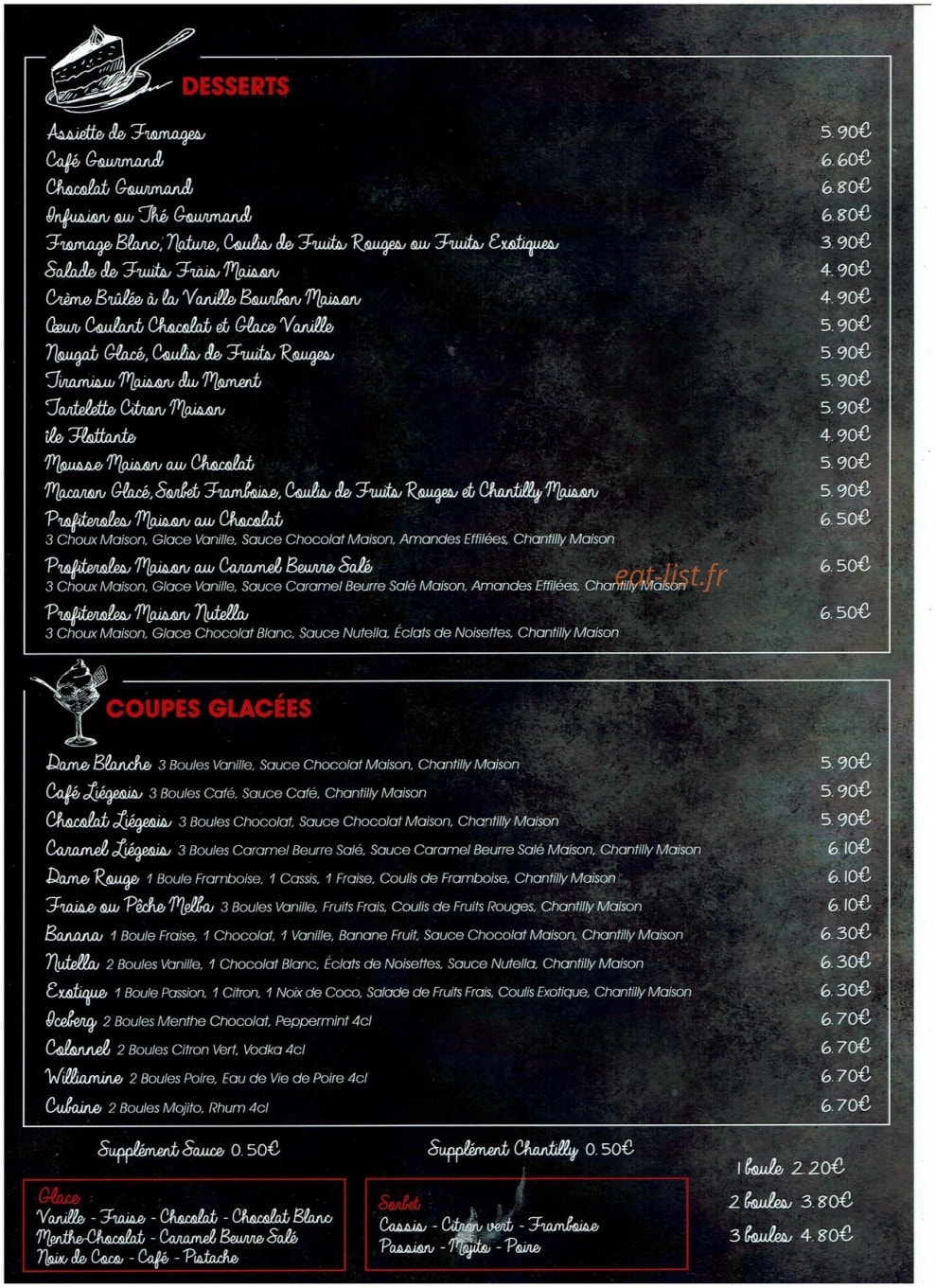 Atoll Café — carte page 9