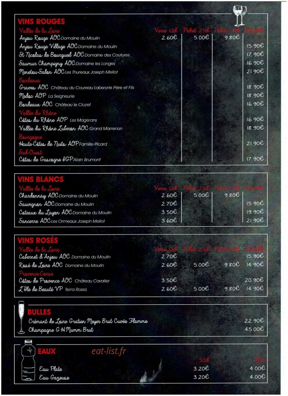 Atoll Café — carte page 4