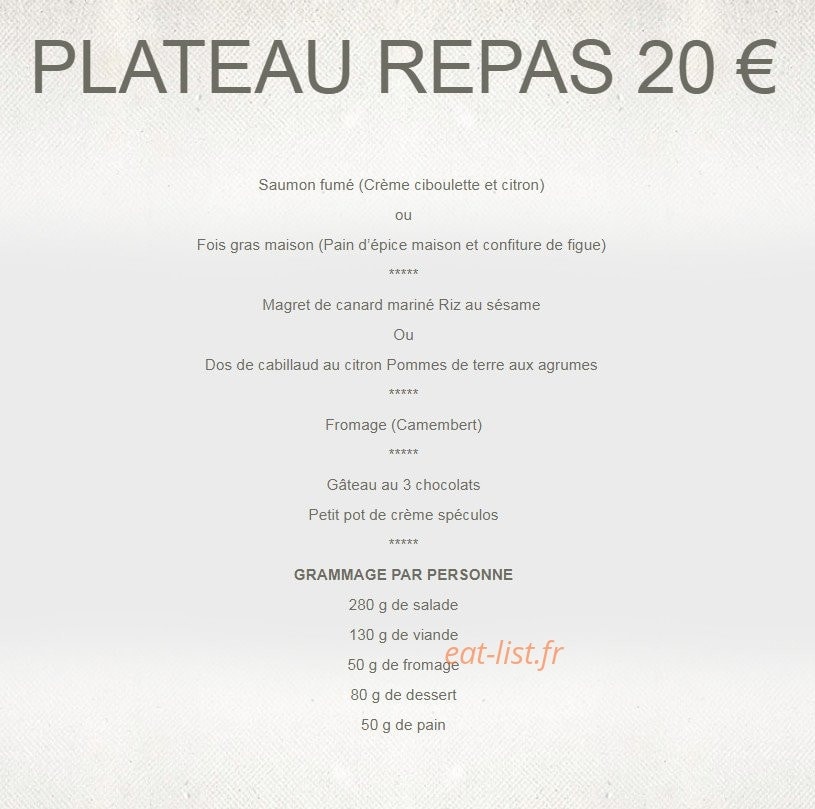Au P'tit Chez Soi — carte page 5