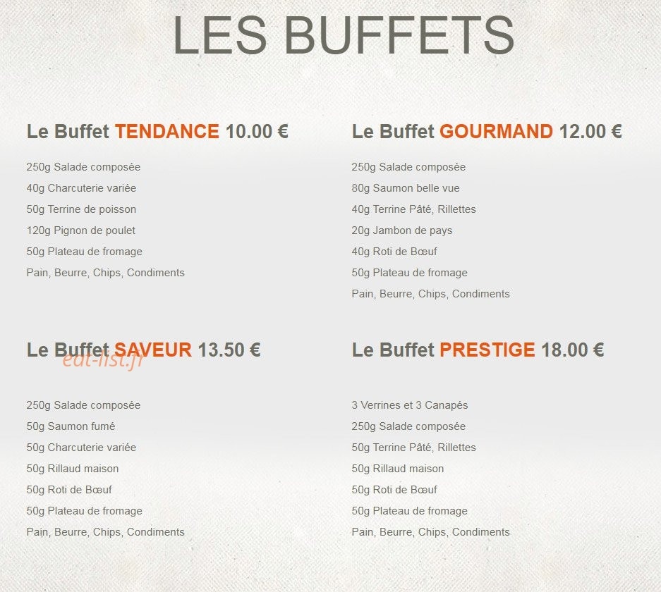 Au P'tit Chez Soi — carte page 2