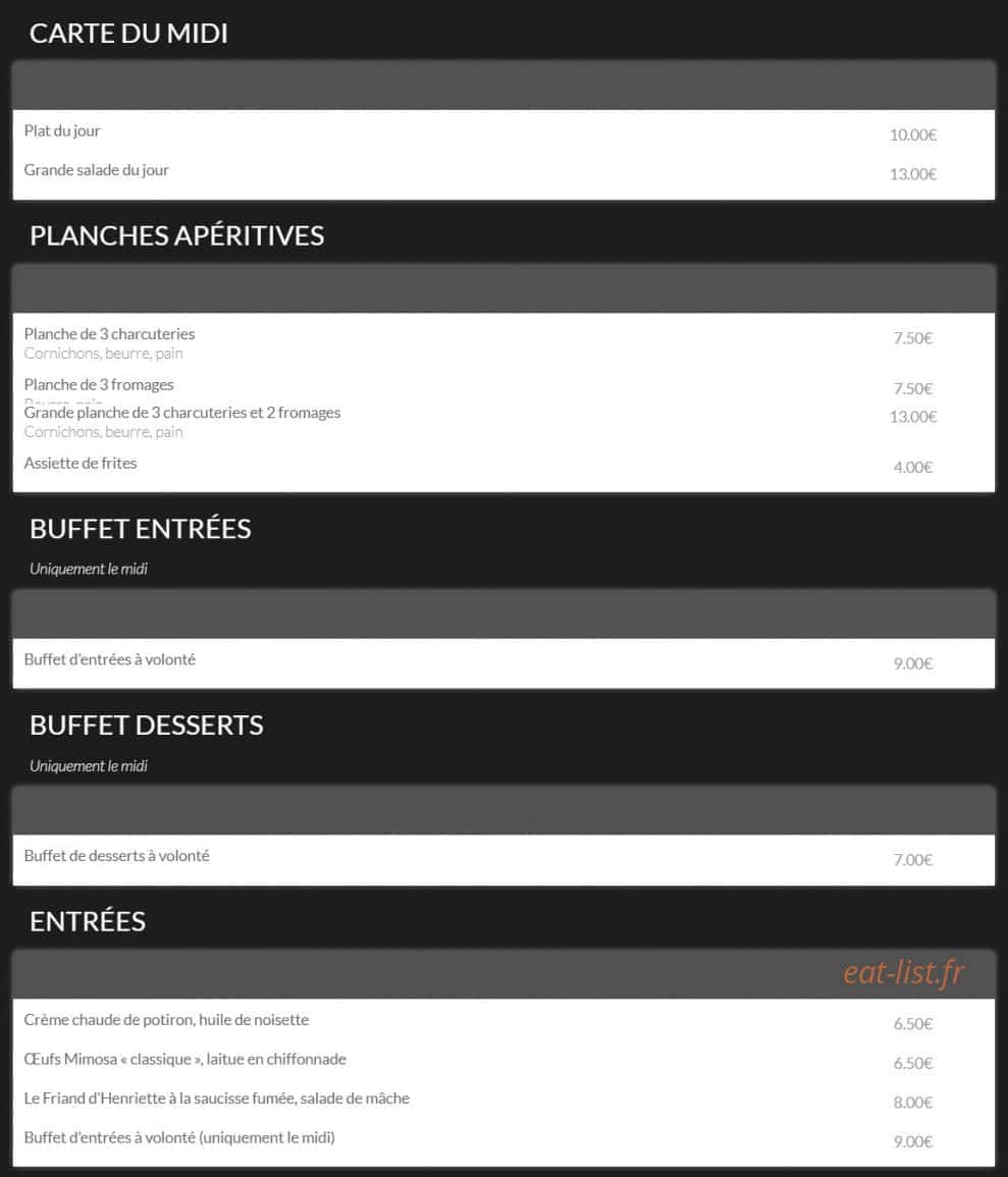 Henriette — carte page 1