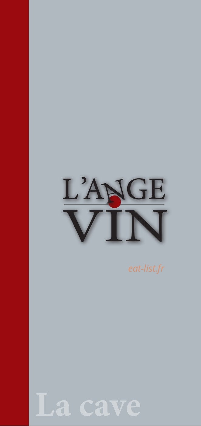 L'Ange Vin — carte page 7