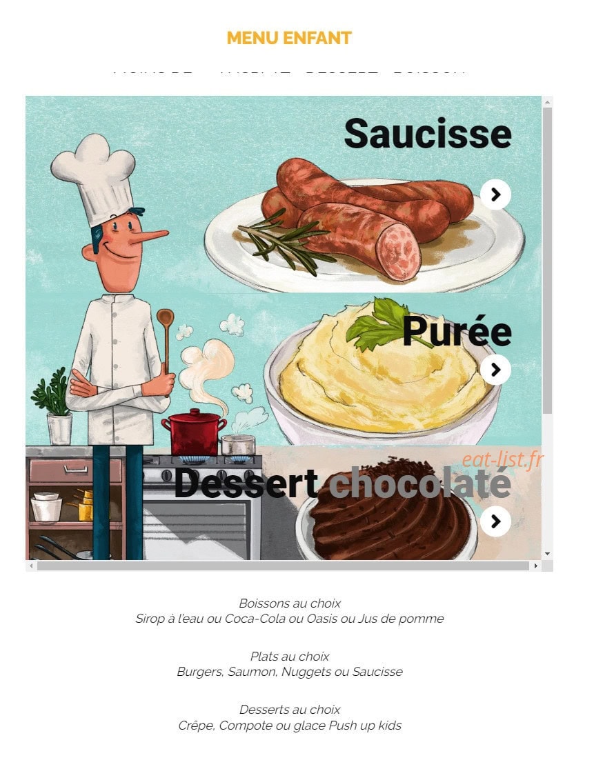 La Taverne — carte page 9
