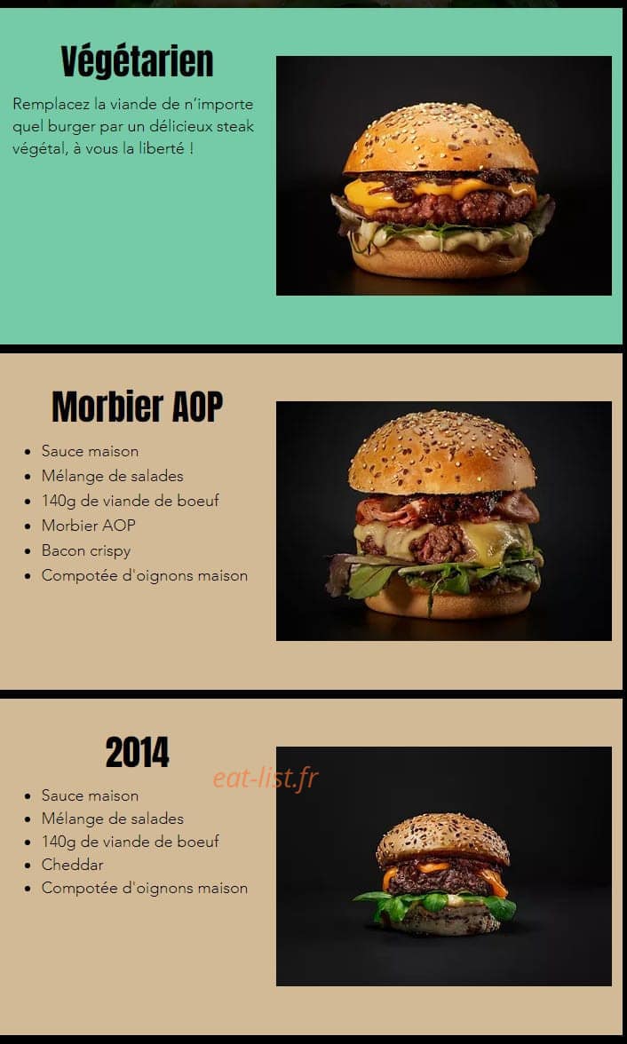 Made burger Atoll — carte page 1