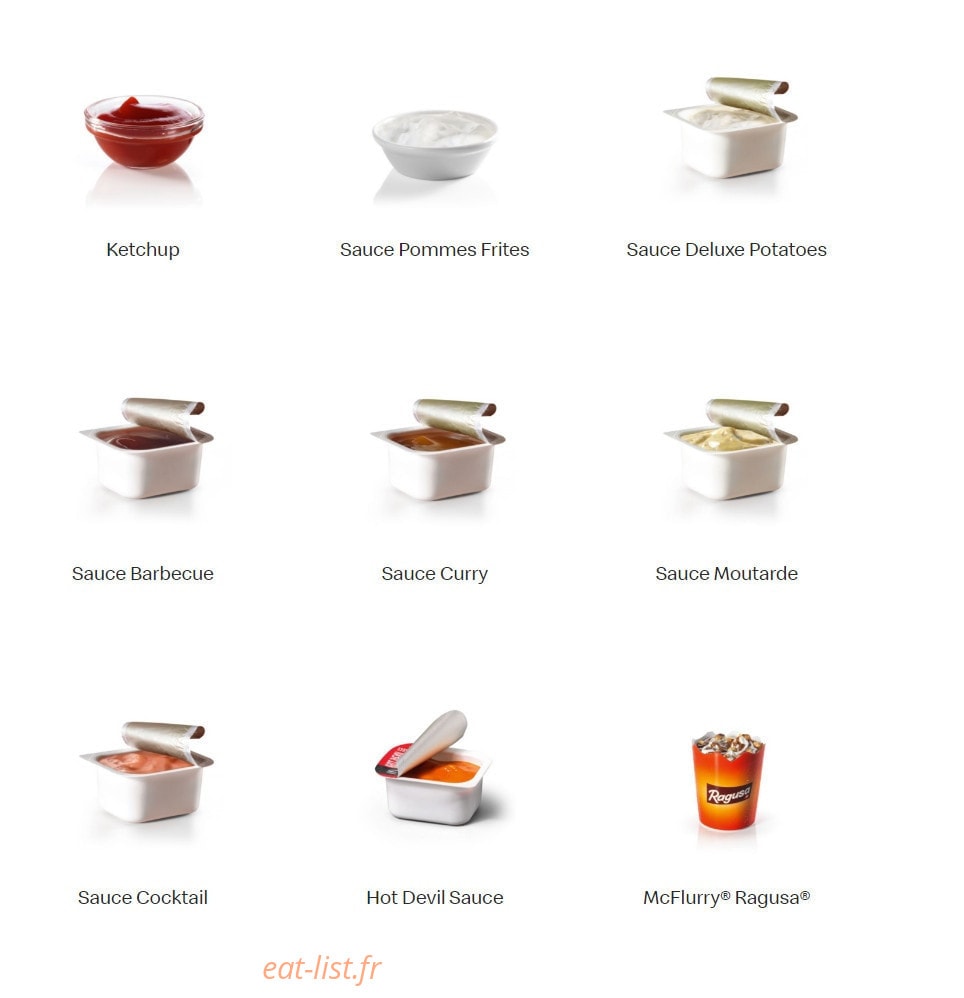 Mc Donald's — carte page 9