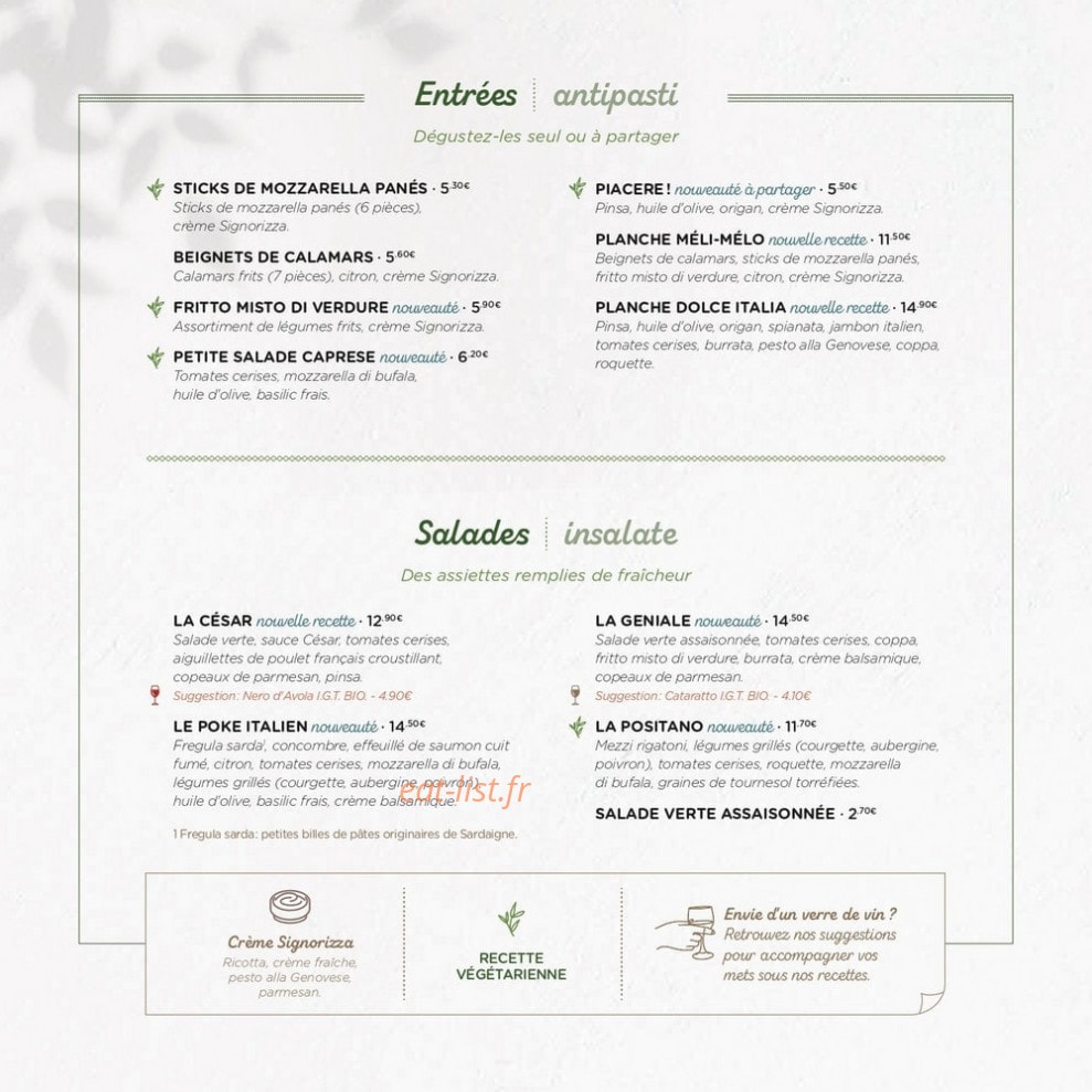 Signorizza — carte page 2