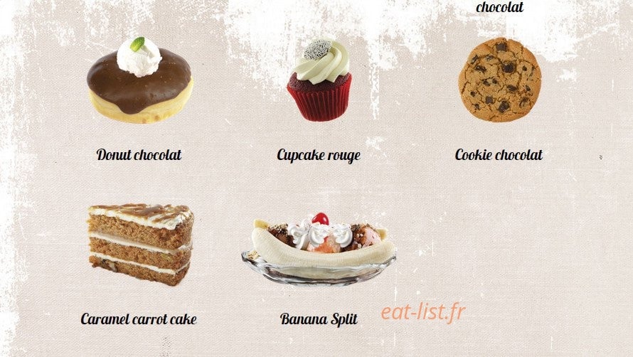 Tommy's Diner Café — carte page 12