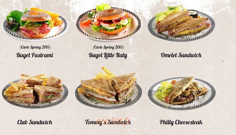Tommy's Diner Café — carte page 5