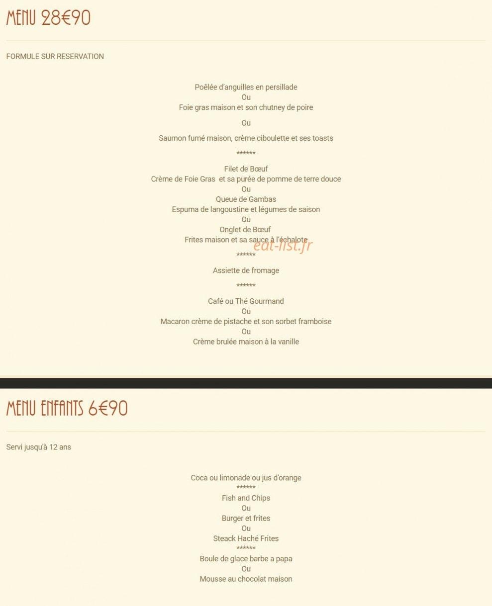 Le buffet de la gare — carte page 2