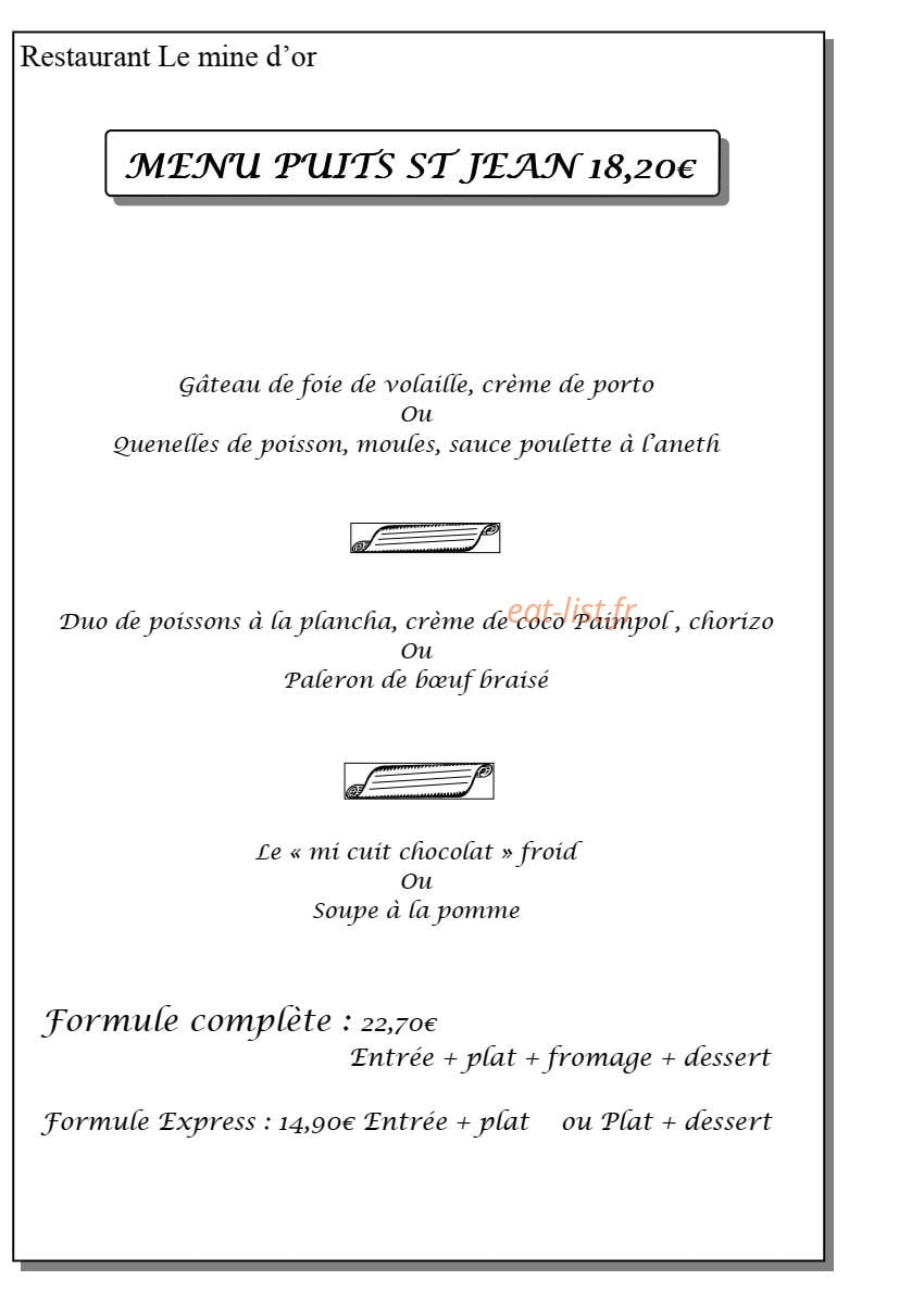 Le mine d'or — carte page 2